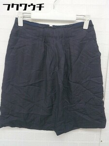 ◇ BALLSEY ボールジィ TOMORROWLAND ミニ 台形 スカート サイズ36 ネイビー レディース
