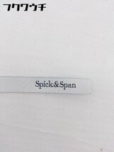 ◇ Spick & Span レース ボーダー フレンチスリーブ Tシャツ カットソー オフホワイト ブラック レディース_画像4