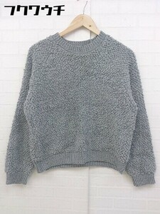 ◇ ITEMS URBAN RESEARCH アーバンリサーチ ブークレ ニット 長袖 セーター サイズFree グレー レディース