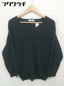 ◇ Sonny Label サニーレーベル URBAN RESEARCH 長袖 ニット セーター サイズF ブラック レディース