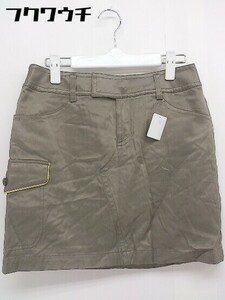 * * DRESS CODE INTERNATIONAL Mini trapezoid skirt size 40 brown group lady's 