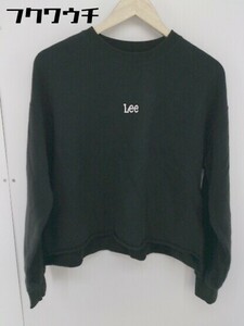 * Lee Lee long sleeve sweat sweatshirt size M black lady's 