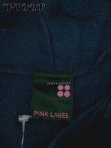 ◇ UNITED ARROWS PINK LABEL ユナイテッドアローズピンクレーベル 七分袖 ジャケット ネイビー系 レディース_画像4
