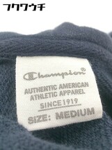 ◇ Champion チャンピオン スウェット ジップアップ パーカー サイズM ネイビー レディース_画像4