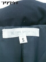 ■ THE SHOP TK ザ ショップ ティーケー 長袖 中綿 ジャケット サイズS ネイビー レディース_画像4