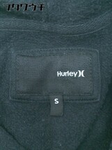 ◇ Hurley ハーレー 裏起毛 ロゴ プリント ジップアップ パーカー サイズS ブラック レディース_画像4