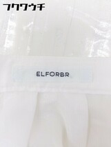◇ ELFORBR エルフォーブル 膝丈 ギャザー スカート サイズ38 ホワイト レディース_画像4