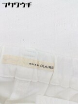 ◇ MELROSE claire CL メルローズクレール パンツ サイズ3 ホワイト レディース_画像7