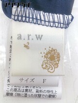 ◇　●美品●　◎ ARROW タグ付き　定価1万円　チューブトップ ミニ ワンピース サイズF ネイビー　ブラック レディース_画像4