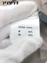 ◇ NATURAL BASIC ナチュラルベーシック リネン混 フリル 七分袖 膝下丈 ワンピース サイズL ブラウン レディース_画像6