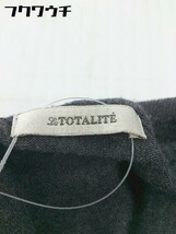 ◇ La TOTALITE ラ トータリテ 長袖 ニット カーディガン グレー系 レディース_画像4