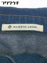 ◇ MAJESTIC LEGON マジェスティックレゴン 長袖 デニム ジャケット Gジャン サイズM インディゴ レディース_画像4