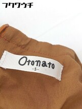 ◇ Otonato キッズ 子供服 半袖 膝下丈 ワンピース サイズ150(S) テラコッタ系 レディース_画像4