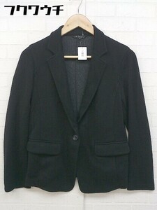 ◇ 23区 ニジュウサンク シングル1B 長袖 テーラード ジャケット サイズ40 ブラック レディース