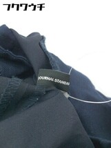 ◇ JOURNAL STANDARD ジャーナルスタンダード 裾リブ タック パンツ サイズ36 ネイビー レディース_画像4