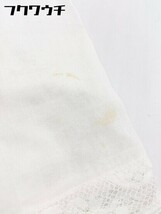 ◇ ◎ MACPHEE マカフィー レース編み 七分袖 シャツ ブラウス オフホワイト レディース_画像9