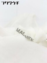 ◇ ◎ MACPHEE マカフィー レース編み 七分袖 シャツ ブラウス オフホワイト レディース_画像4