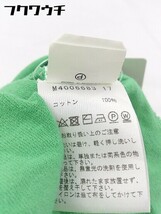 ◇ MARC JACOBS マークジェイコブス ロゴ刺繍 半袖 Tシャツ カットソー サイズXS グリーン イエロー系 レディース_画像6