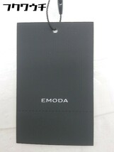 ◇ ◎ ●未使用● EMODA エモダ 薄手 長袖 コート サイズ F ブラック レディース_画像7