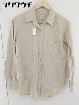 ◇ maker's shirt 鎌倉 長袖 シャツ サイズF ベージュ レディース_画像2