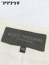 ◇ BODY DRESSING Deluxe シングル 1B 長袖 テーラードジャケット サイズ36 アイボリー レディース_画像4