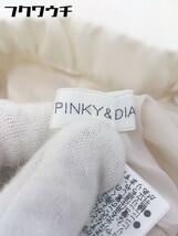 ◇ PINKY & DIANNE ピンキーアンドダイアン ウエストゴム テーパードアンクルパンツ サイズ34 ホワイト レディース_画像4