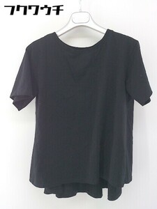 * The Way of Chic Ray BEAMS The way ob сhick Ray Beams short sleeves T-shirt cut and sewn black lady's 