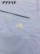 ◇ adidas アディダス ストライプ 七分丈 サブリナ パンツ サイズM/M ブルー ホワイト系 レディース_画像6