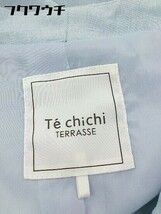 ◇ Te chichi TERRASSE テチチ テラス 薄手 長袖 コート サイズF ブルー レディース_画像4