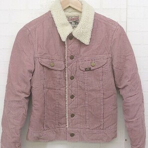 ◇ Lee リー STORM RIDER コーデュロイ素材 長袖 ジャケット サイズM ピンク系 レディースの画像2