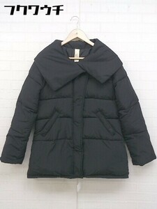 # MURUAm Roo a Zip up long sleeve cotton inside jacket size F black lady's 