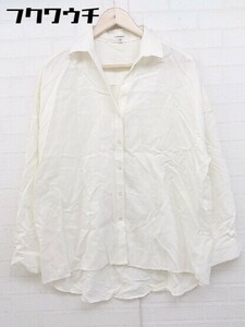 * MOUSSY Moussy long tail long sleeve shirt blouse size F ivory series lady's 