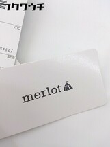 ◇ ◎ merlot メルロー タグ付き 総柄 ニット カーディガン ブラック アイボリー系 レディース_画像5