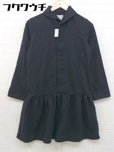 ◇ ◎ BEAMS BOY ビームス ボーイ 長袖 ミニ ワンピース サイズboy ネイビー レディース