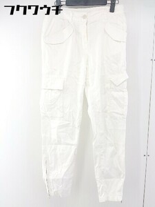 ◇ PLST プラステ サイドジップ　 パンツ サイズ2 ホワイト レディース