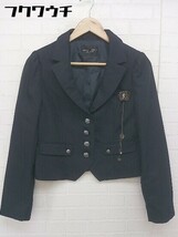 ◇ ◎ MICHIKO LONDON シングル4B キッズ 子供服 長袖 ブレザー ジャケット サイズ165A ネイビー系 レディース_画像2