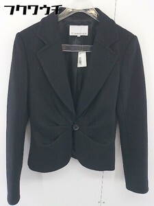 * M PREMIER M pull mie single 1B long sleeve tailored jacket size 34 black lady's 