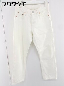 * Levi's Levi's 501 damage processing jeans Denim pants size W23 ivory series lady's 