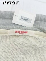 ◇ CHILD WOMAN チャイルドウーマン スウェット ジップアップ パーカー サイズF グレー レディース_画像4