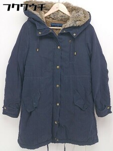 # * SHIPS Ships liner attaching long sleeve coat size 36 navy series lady's 