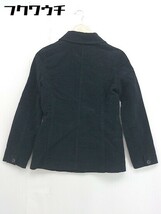 ◇ PROPORTION BODY DRESSING プロポーションボディドレッシング スエード調 長袖 ジャケット サイズ2 ブラック レディース_画像3