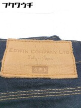 ◇ EDWIN エドウィン ストレッチ デニム ジーンズ パンツ サイズ26×32 インディゴ レディース_画像4