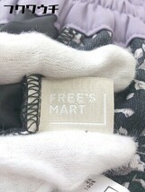 ◇ FREE'S MART フリーズマート プリーツ ドッキング ロング スカート サイズF パープル ブラック レディース_画像4