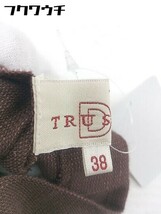◇ TRUSSARDI トラサルディ リネン混 七分袖 ジャケット サイズ38 ブラウン系 レディース_画像5