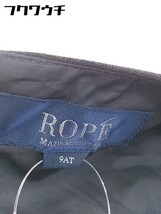 ◇ ROPE' ロペ バックジップ ノースリーブ 膝丈 ワンピース サイズ9 グレー レディース_画像4