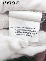 ◇ UNITED COLORS OF BENETTON ヘンリーネック 長袖 膝丈 ワンピース サイズS ボルドー レディース_画像6