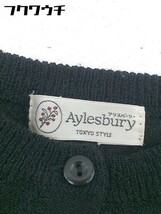 ◇ ◎ Aylesbury アリスバーリー ニット 長袖 カーディガン サイズ M ブラック レディース_画像4