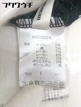 ◇ ◎ mysty woman ミスティウーマン 総レース Vネック 長袖 膝下丈 ワンピース サイズ F ブラック レディース_画像5