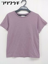 ◇ Spick & Span スピック＆スパン 半袖 Tシャツ カットソー サイズ38 パープルピンク系 レディース_画像1