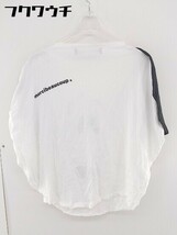 ◇ mercibeaucoup × PEANUTS ノースリーブ Tシャツ カットソー サイズ1 ホワイト ブラック レディース_画像3
